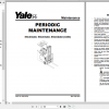 Yale Electric Motor Rider Trucks C883 ESC030AD ESC035AD ESC040AD Service Manual 3