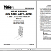 Yale Electric Motor Rider Trucks C883 ESC030AD ESC035AD ESC040AD Service Manual 4