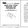 Yale Electric Motor Rider Trucks D216 ERP20 30ALF Europe Service Manual 2