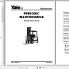 Yale Electric Motor Rider Trucks E216 ERP040 050 060 065DH Service Manual 1