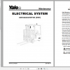 Yale Electric Motor Rider Trucks E807 ERP030 040TGN Service Manual 1