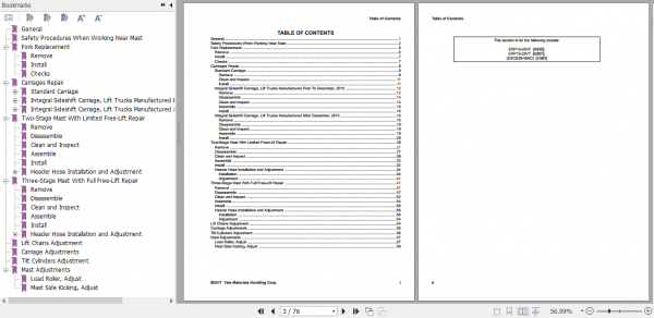 Yale Electric Motor Rider Trucks G807 ERP030VT ERP035VT ERP040VT Service Manual 2