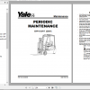 Yale Electric Motor Rider Trucks G807 ERP15VT 16VT 18VT 20VT Europe Service Manual 6