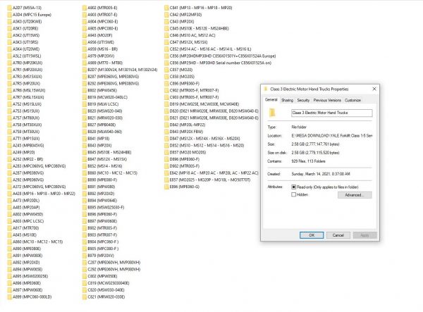 Yale Forklift Class 1 5 Full Model DVD Service Manuals Updated 03 4