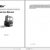 Yale Utilev Electric Forklift Trucks A370 UT13 20PTE Service Service Manual 76002031 1