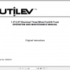 Yale Utilev Electric Forklift Trucks A377 UT13 20PTE Operation Maintenance Service Manual 76002031 1