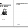 Yale Utilev Electric Forklift Trucks A377 UT13 20PTE Operation Maintenance Service Manual 76002031 2