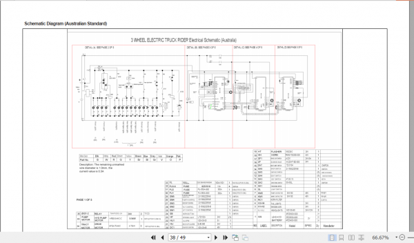 Yale Utilev Electric Forklift Trucks A377 UT13 20PTE Operation Maintenance Service Manual 76002031 4