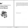 Yale Utilev Electric Forklift Trucks A379 UT15 25PFE Operation Maintenance Service Manual 76502794 R2 2