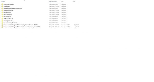 Yanmar Heavy Quipment 10.7GB Full Collection Manuals DVD PDF 3
