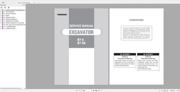 Yanmar Heavy Quipment 10.7GB Full Collection Manuals DVD PDF 7