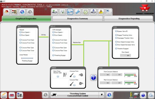 AGCO EDT Electronic Diagnostic Tool V1.107.21194.578 Updated 2021.3 Release 06.2021 Diagnostic Software 13