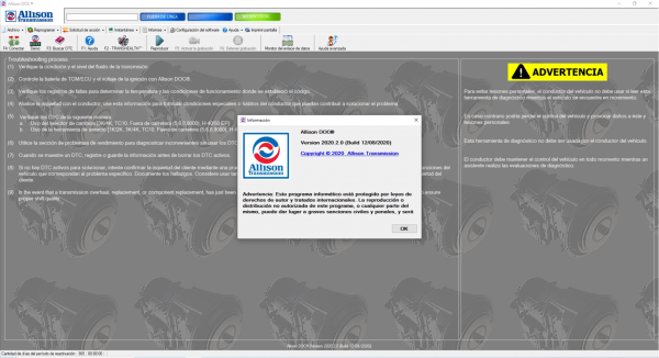 Allison DOC v2020.2.0 Install Active License 0