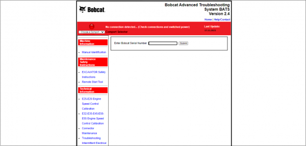 Bobcat BATS v2.4 05.2021 Advanced Troubleshooting System 582513ca83ebae1ac