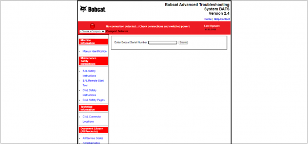 Bobcat BATS v2.4 05.2021 Advanced Troubleshooting System 747485ef7be8742f8