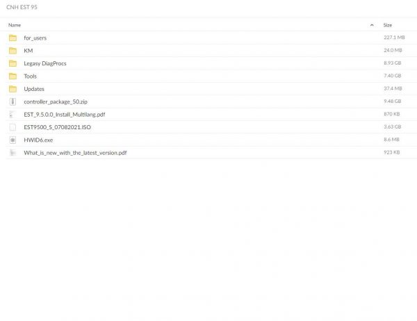 CNH EST 9.5 Dealer and Engineering Activation 2021 1