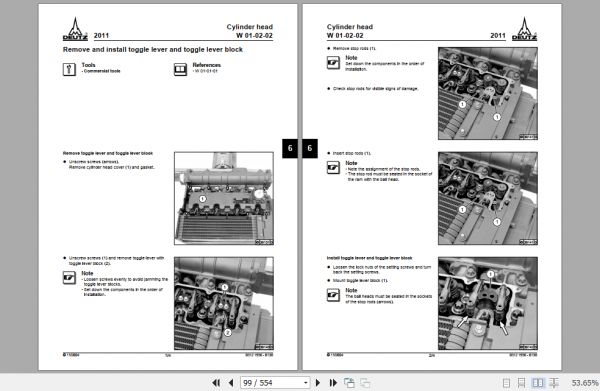 Deutz Engine 0312 Competence Level 3 Workshop Manual 1936 2011 2