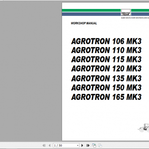 Deutz Fahr Agrotron 06 110 115 120 135 150 165 MK3 Service Manual 2