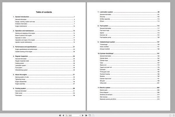 Doosan Diesel Industrial Engine DM02 DM02VB Operation Maintenance Manual 2