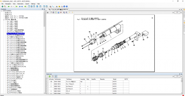 Furukawa Unic Hydraulic Crane CSS NET 07.2021 Parts Catalog 2
