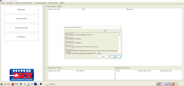 HINO Diagnostic eXplorer DX2 1.1.21.6 08.2021 Diagnostic Software 3