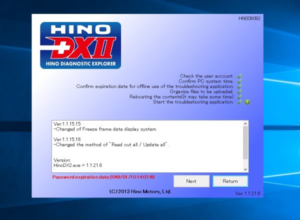HINO Diagnostic eXplorer DX2 10.2015 Trouble Shooting Data Location Information Schematic 4 1