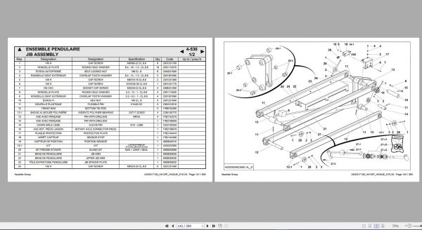 Haulotte Work Platforms PDF 212GB Updated 06.2021 Service Maintenance Operators Manual Training Spare Parts Manual 10