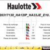 Haulotte Work Platforms PDF 212GB Updated 06.2021 Service Maintenance Operators Manual Training Spare Parts Manual 8