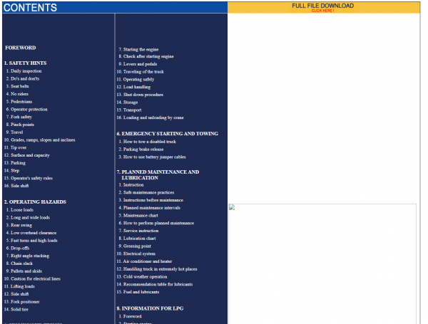 Hyundai Forklift Trucks Operator Manual Updated 09.2021 Offline DVD 7
