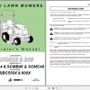 Iseki Lawn Mowers SXG323 SXG326 Operator Manual 1