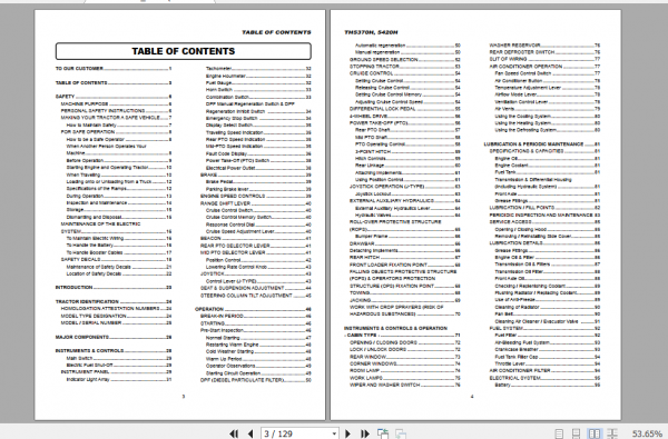 Iseki Mower Deck SSM60 For TH5420 TH5370 Operator Service Manual 2