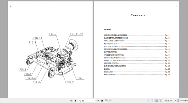 Iseki Riding Mower SF224 SF235 Parts Manual 2