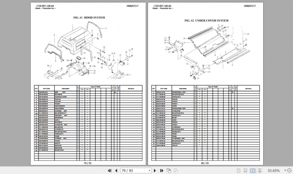 Iseki Riding Mower SF300 Parts Manual 3