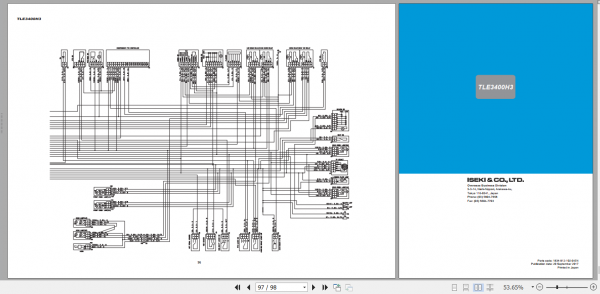 Iseki Tractor TLE3400H3 Operator Manual 3