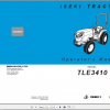 Iseki Tractor TLE3410 Operator Manual 1