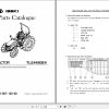 Iseki Tractor TLE4490 Parts Manual 18330971000A 1