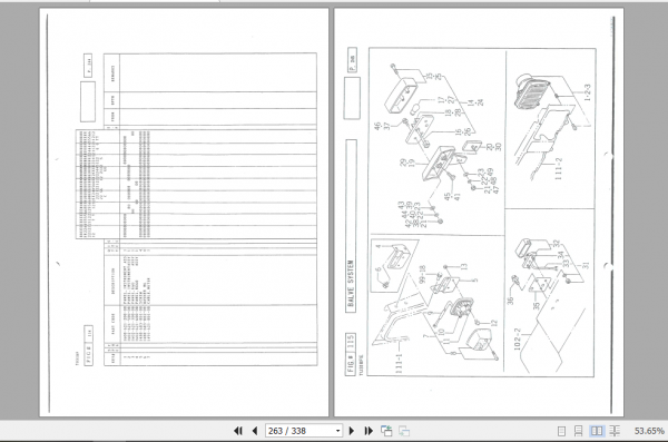 Iseki Tractor TS1610 Parts Manual 140009901400 4