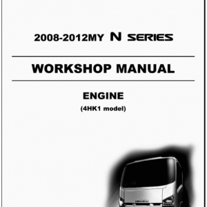 Isuzu N Series 2009 2014 LHD RHD Euro 5 08 Cab Model 1091 Workshop Manuals Color Wiring Diagrams 1