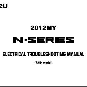 Isuzu N Series 2009 2014 LHD RHD Euro 5 08 Cab Model 1091 Workshop Manuals Color Wiring Diagrams 3