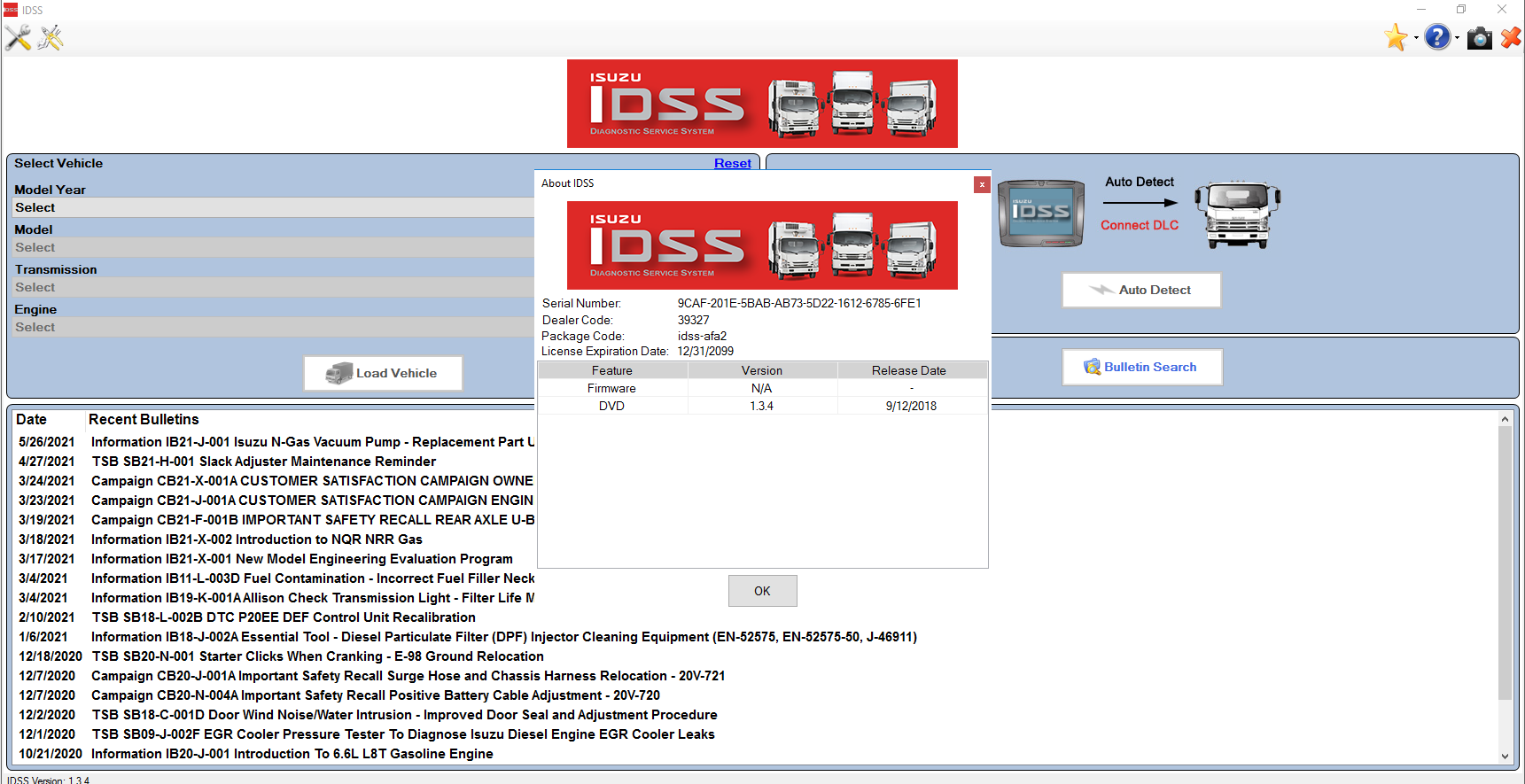 Isuzu US-IDSS Diagnostic Service System 06.2021 Release Diagnostic ...