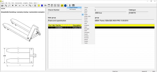 JUNGHEINRICH JETI ForkLift ET v4.36 Updated 450 08.2021 Spare Parts Catalog Full Instruction 7