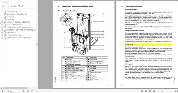 Jungheinrich Electric Pallet Truck EJC 110 112 212 Operating Instructions 11 2020 EN 51595628 2