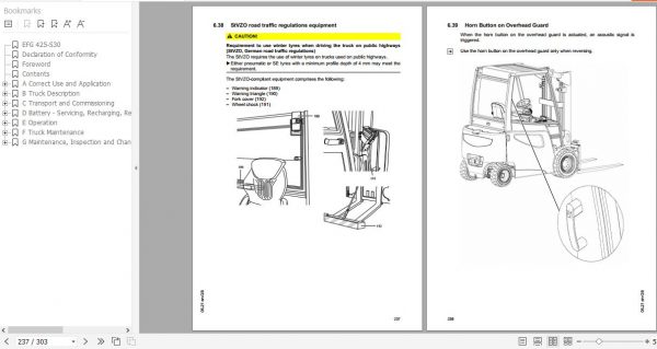 Jungheinrich Forklift EFG 425 S30 Operating Instructions 05 2021 EN 51696203 3