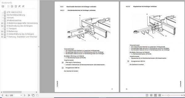 Jungheinrich Pallet Trailer GTE 106 212 312 Operating Instructions 11 2020 DE 51584739 2
