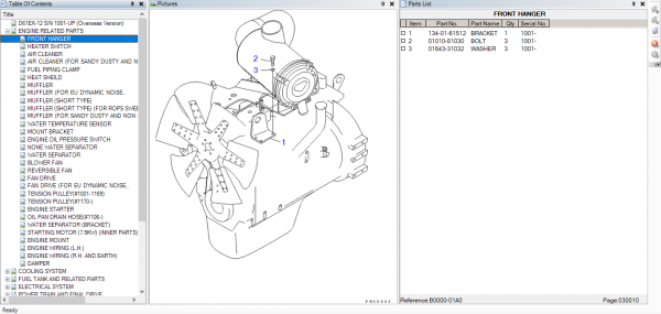 Komatsu Bulldozer D61 Spare Parts Catalog 3
