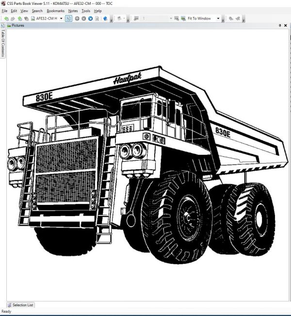 Komatsu CSS EPC Articalated Rigid Dump Truck USA 08.2021 Spare Parts Catalog 11