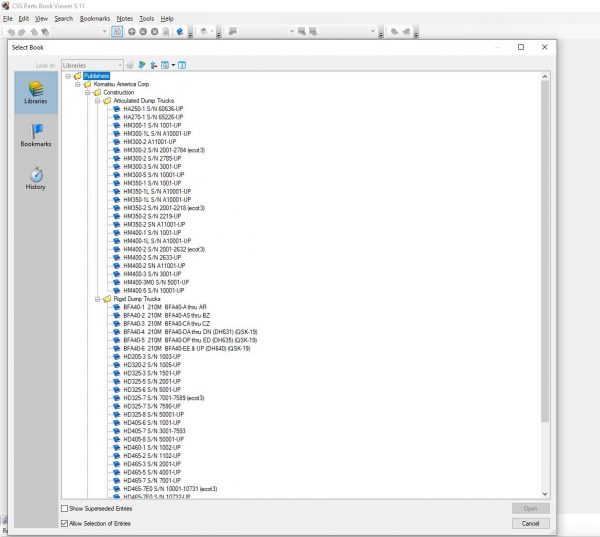 Komatsu CSS EPC Articalated Rigid Dump Truck USA 08.2021 Spare Parts Catalog 2