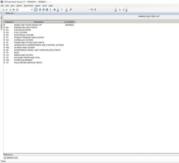 Komatsu CSS EPC Articalated Rigid Dump Truck USA 08.2021 Spare Parts Catalog 7