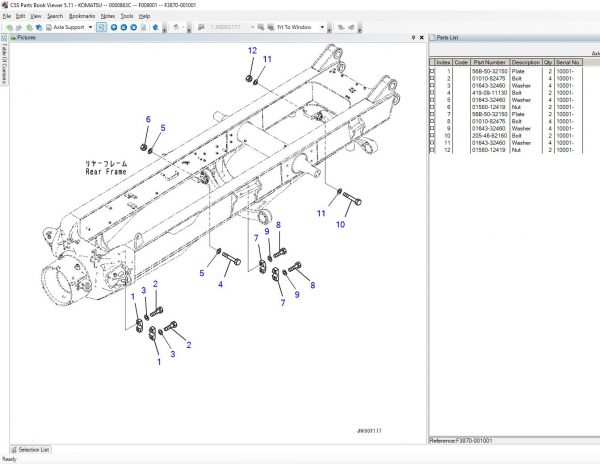 Komatsu CSS EPC Articalated Rigid Dump Truck USA 08.2021 Spare Parts Catalog 8