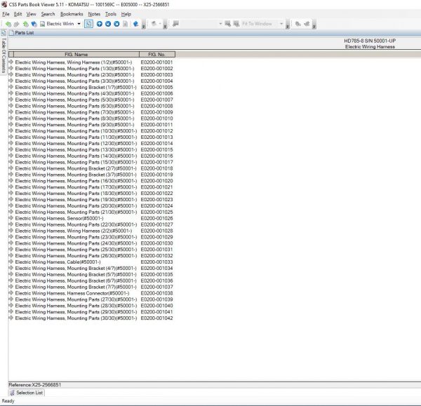 Komatsu CSS EPC Articalated Rigid Dump Truck USA 08.2021 Spare Parts Catalog 9